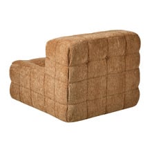 Zephyr Chenille Compressed Armless Lounge Chair